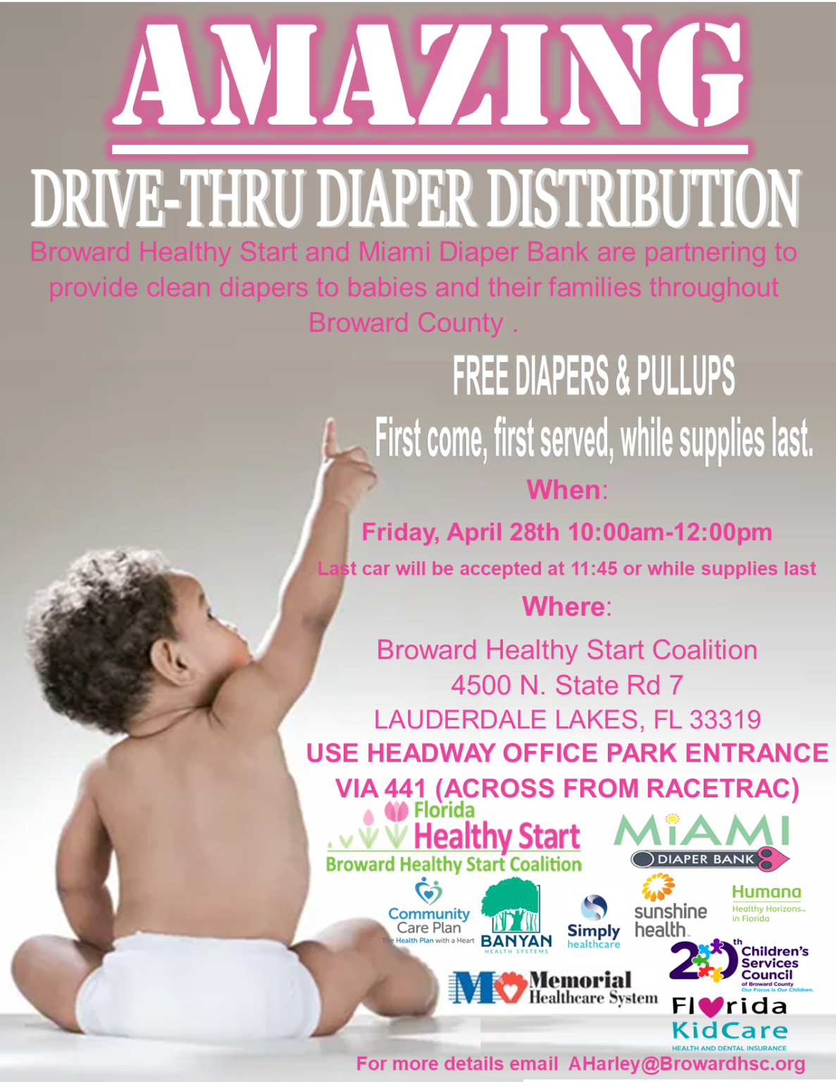 Drive Thru Diaper Distribution Broward Healthy Start Coalition